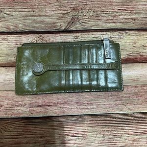 Hobo Green Leather Wallet